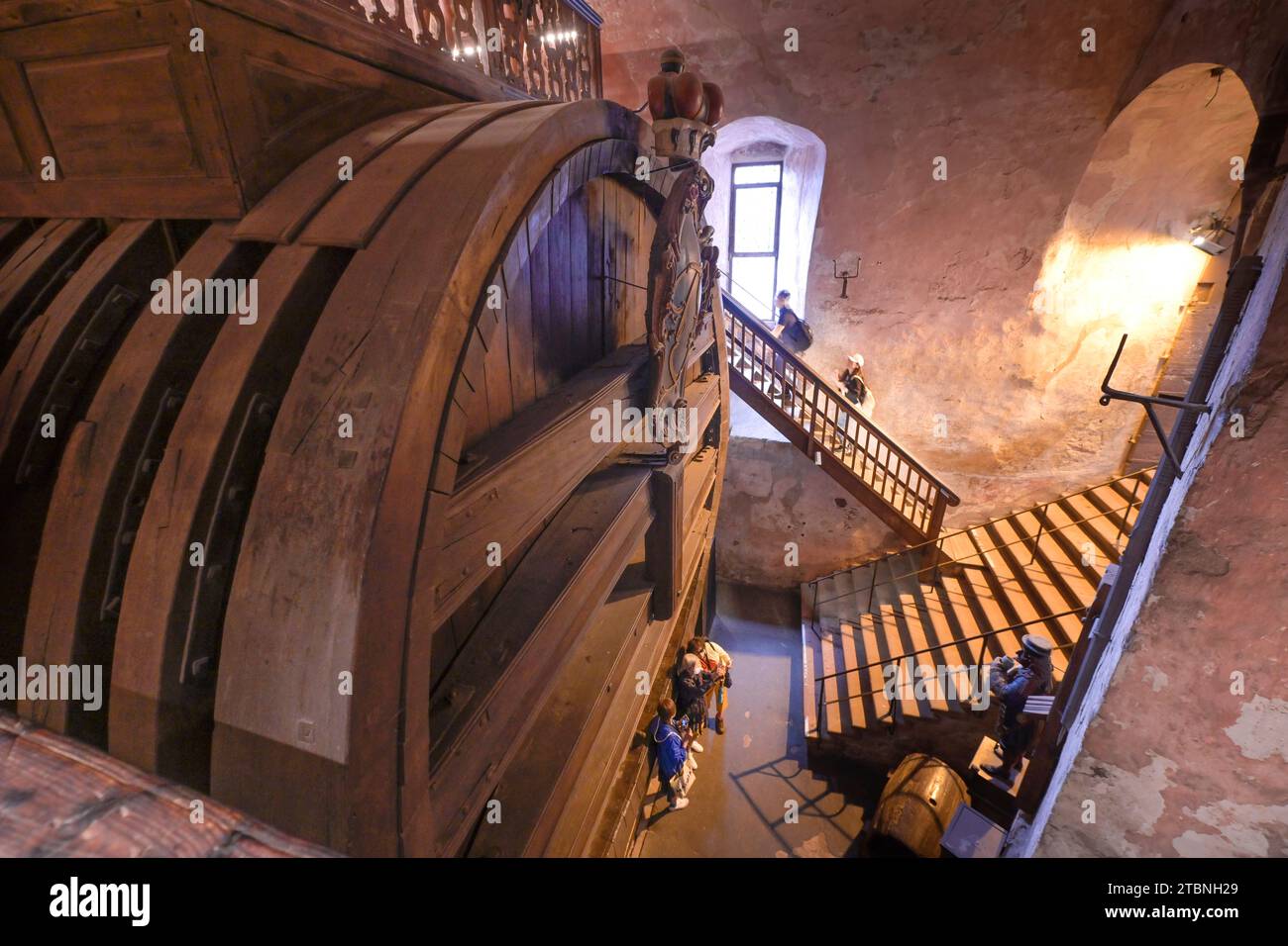 Grosses Fass, Fasskeller, Fassbau, Schloss Heidelberg, Baden-Württemberg, Deutschland Stock Photo