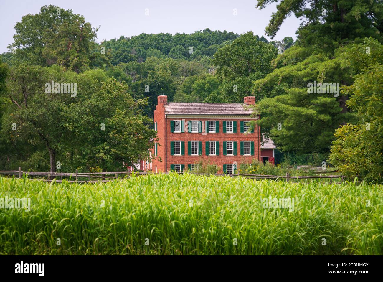 The Hale Farm Village at Cuyahoga Valley National Park in Ohio Stock