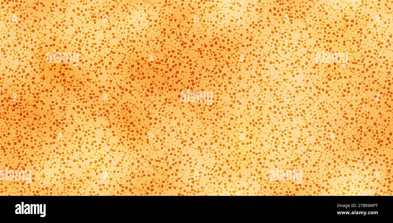 Yellow foam sponge seamless texture. Vector illustration. Synthetic material vector pattern. Vinyl acetate sheet background. Bath cleanser or shower s Stock Vector