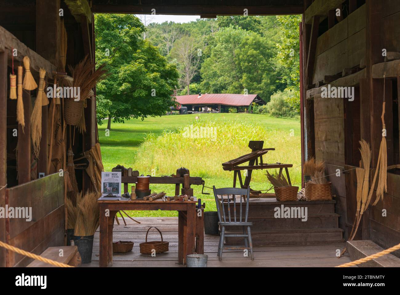 The Fabric Barn at Hale Farm Village - The Fabric Barn At Hale Farm Village Cuyahoga Valley National Park In Ohio Usa 2TBNMTY 