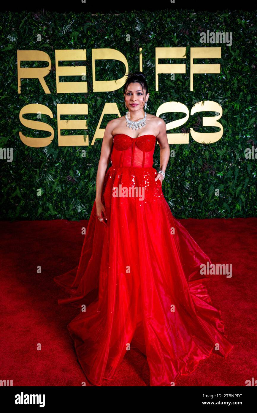 freida pinto red dress Freida Pinto criticizes sensationalism in Bollywood