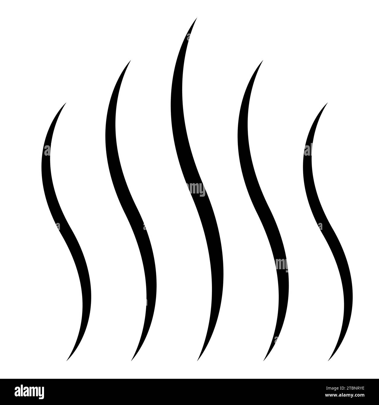 Evaporation icon, heat release, aroma diffusion logo, evaporation wet