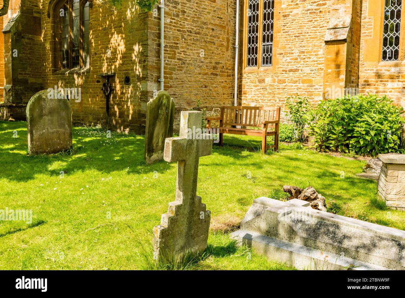 External view at St Peter & St Paul's Abington Church in Northampton