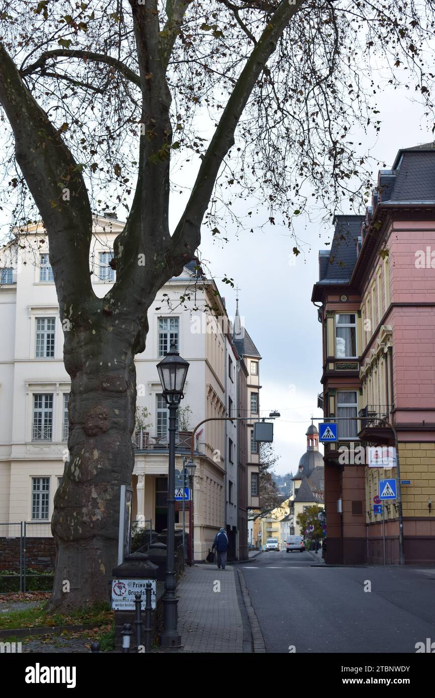 Old Town Street In Koblenz Stock Photo Alamy old-town-street-in-koblenz-stock-photo-alamy