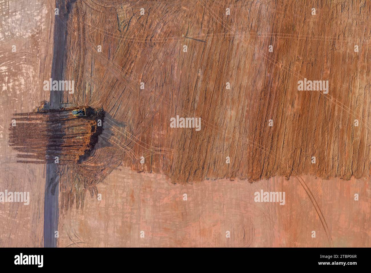 Grading for Construction, Social Circle, Stock Photo Alamy