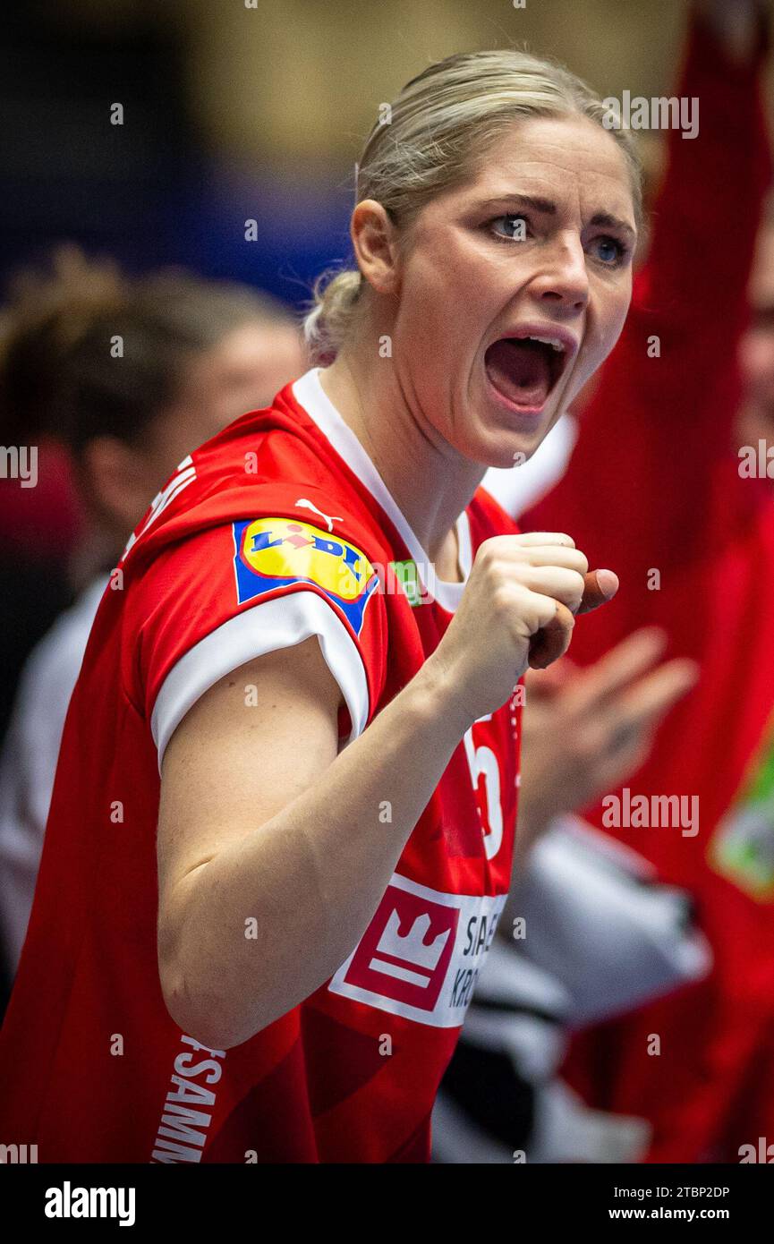 Herning, Denmark. 07th Dec, 2023. Sarah Iversen (5) of Denmark seen