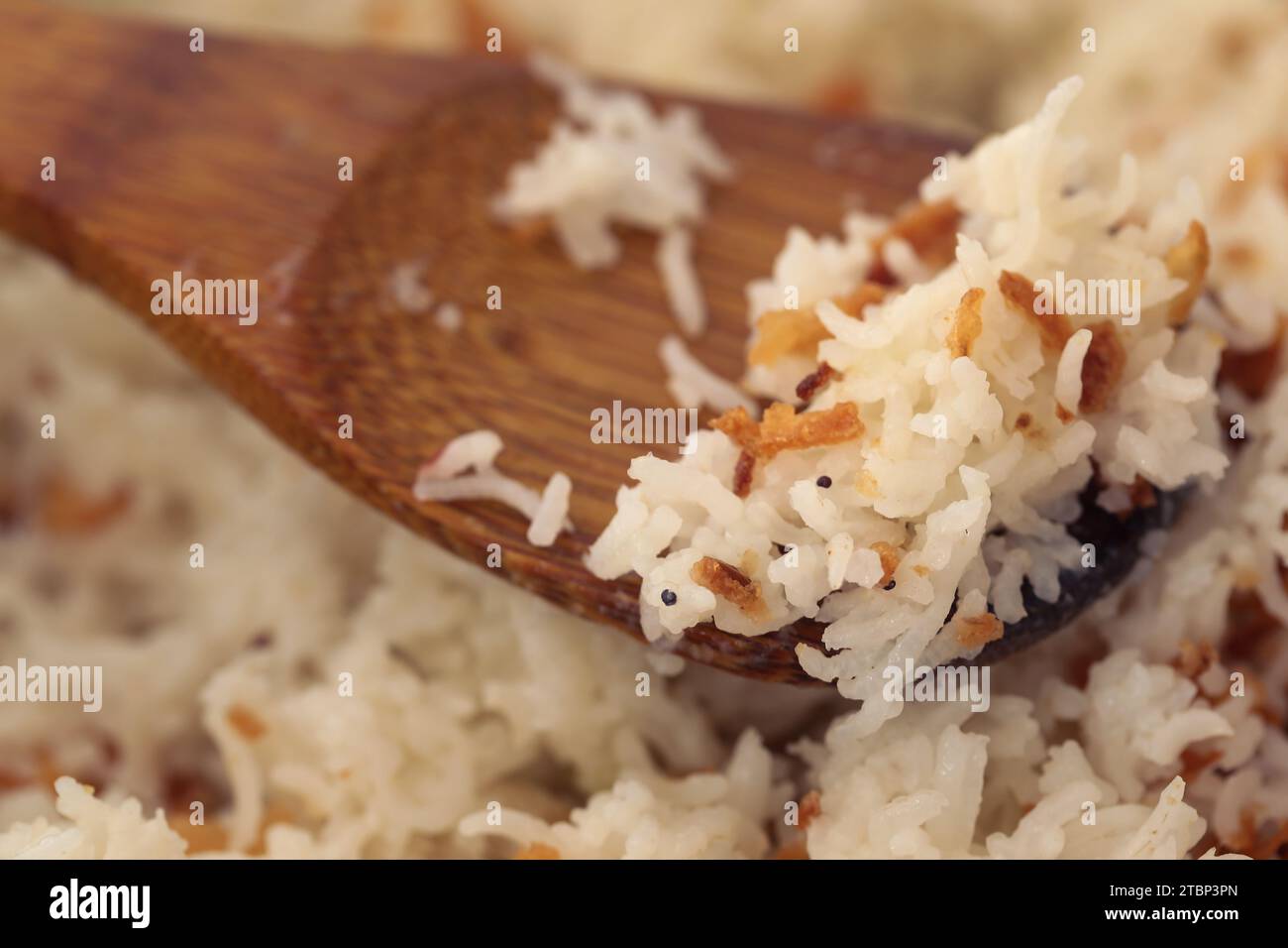 Polao or pilaf is specially cooked rice very popular in Indian subcontinent Stock Photo