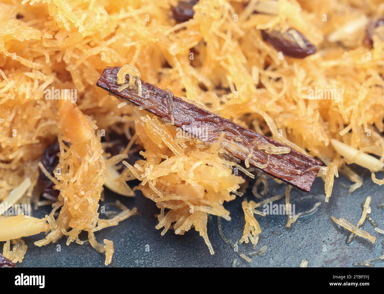 Freshly cooked delicious vermicelli ready to consume Stock Photo