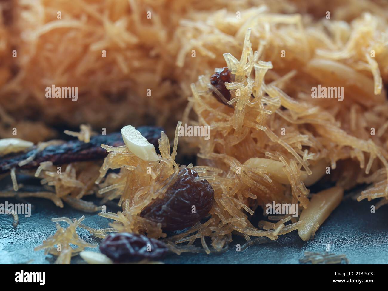 Freshly cooked delicious vermicelli ready to consume Stock Photo