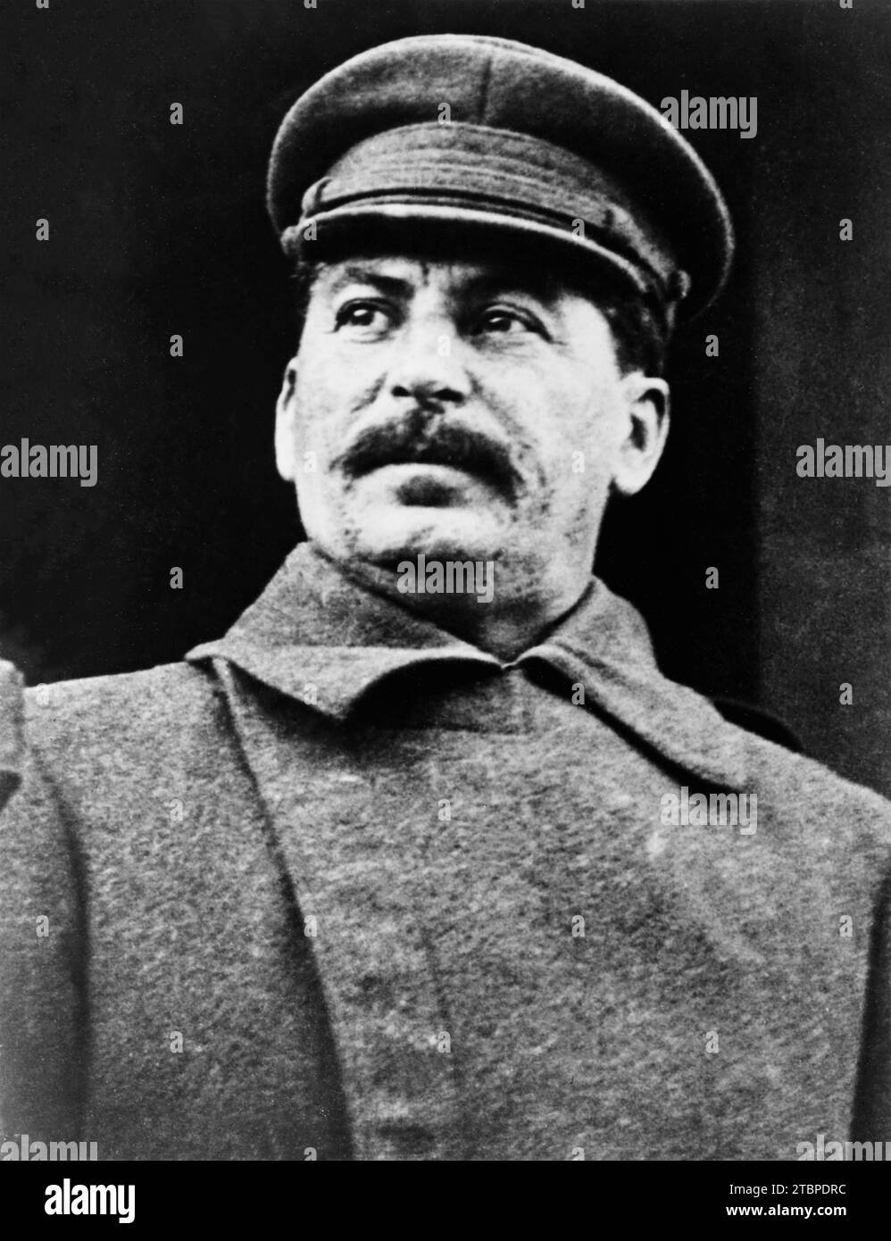 Portrait of dictator and Soviet leader Joseph Stalin from 1934. Stock Photo