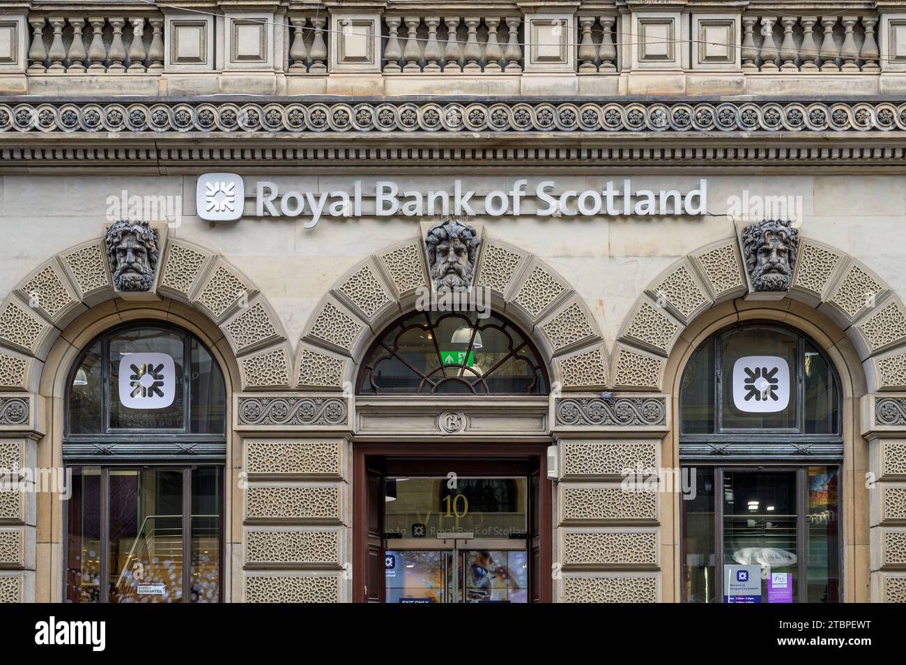 Royal Bank of Scotland, Gordon Street, Glasgow, Scotland, UK, Europe Stock Photo