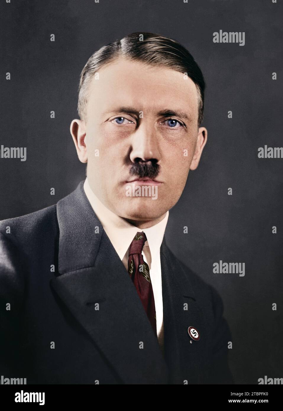 A portrait of Adolf Hitler (18891945), the Nazi leader and German