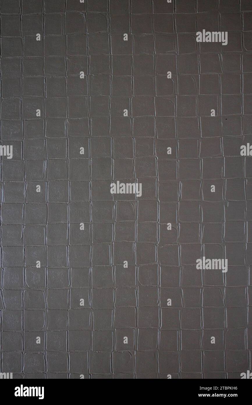 Geometric texture of grey wallpaper for background Stock Photo