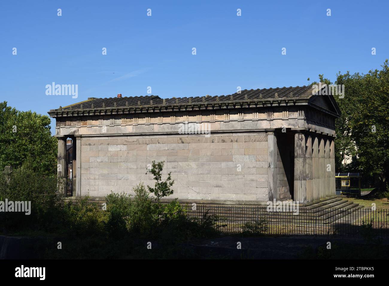 The Oratory (1829) by John Foster based on a Doric Temple in Neoclassical Greek Revival Style Liverpool England UK Stock Photo