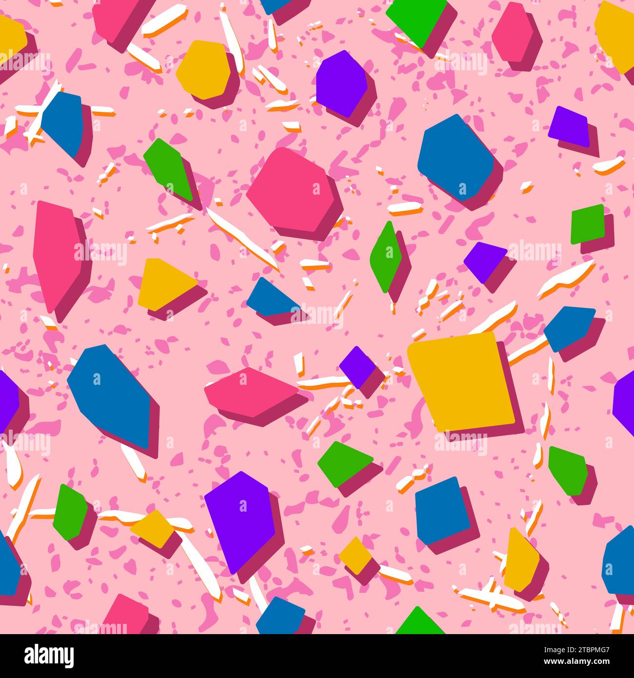 Textured retro terrazzo mosaic pattern Stock Vector Image & Art - Alamy