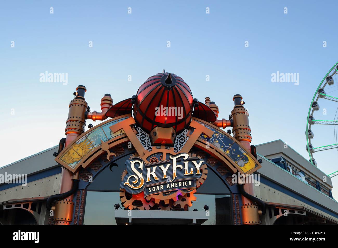 Pigeon Tennessee USA March 22, 2022 The exterior of the