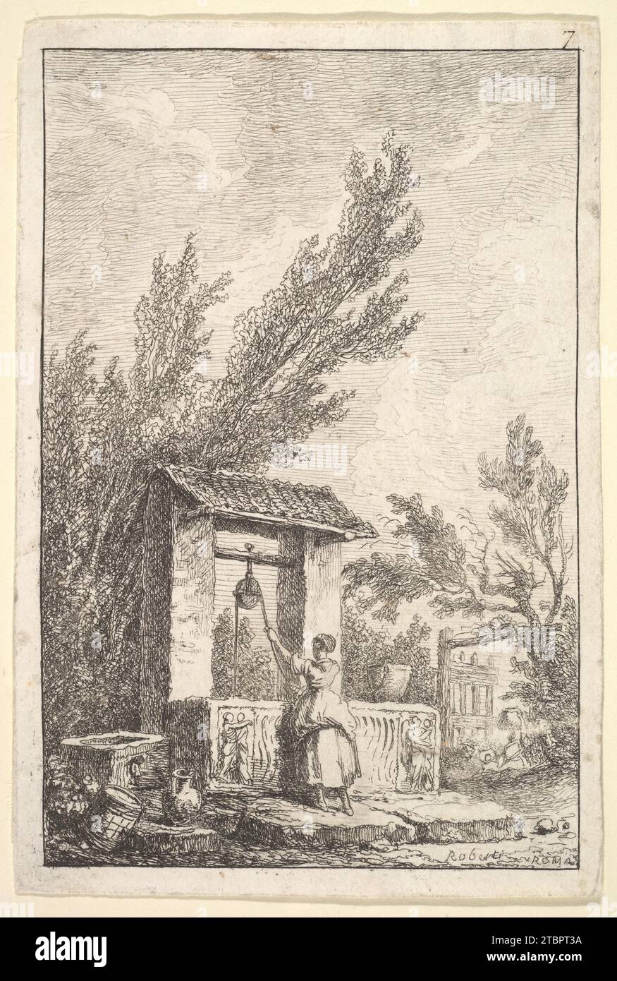Ancient Rome Well Water well les soirees de rome hi-res stock photography and images - Alamy