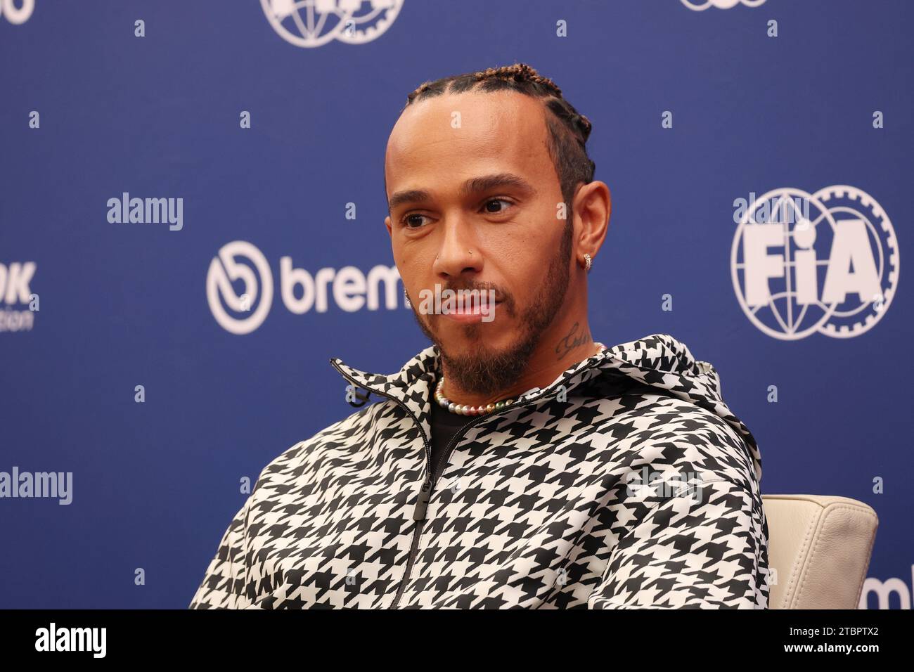 Lewis hamilton 2023 fia prize giving hi-res stock photography and ...