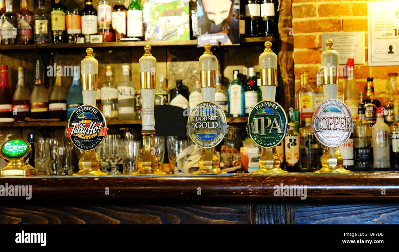 Interior pub bar Stock Photo