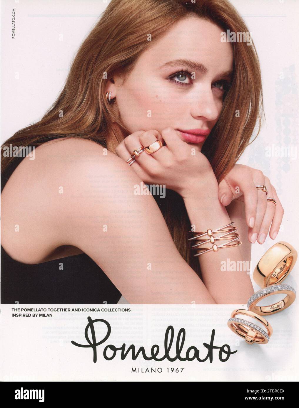 "Town & Country" magazine October 2023 issue Advert, United States Stock Photo