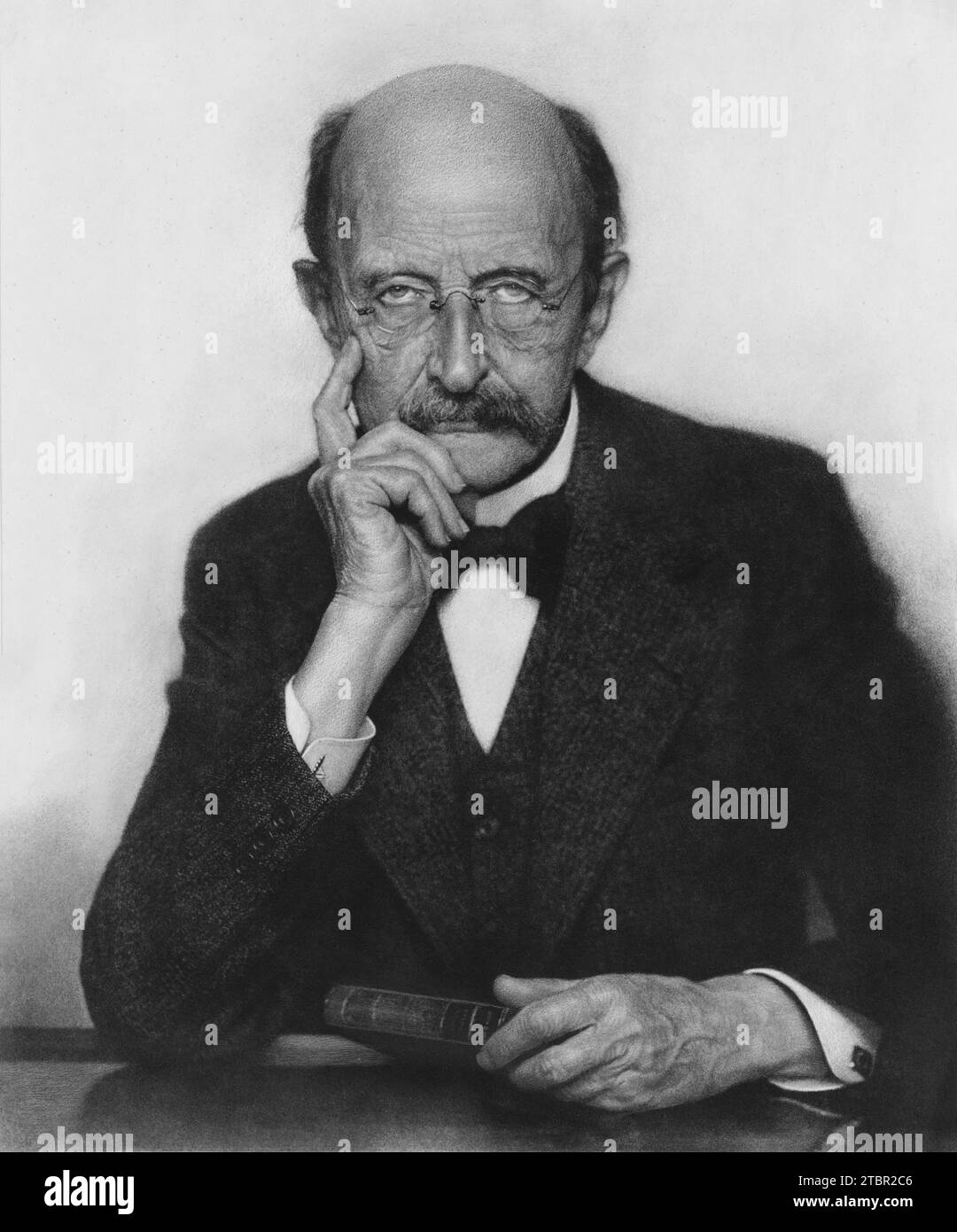 Max Planck. Year 1938. By Hugo Erfurth. Stock Photo
