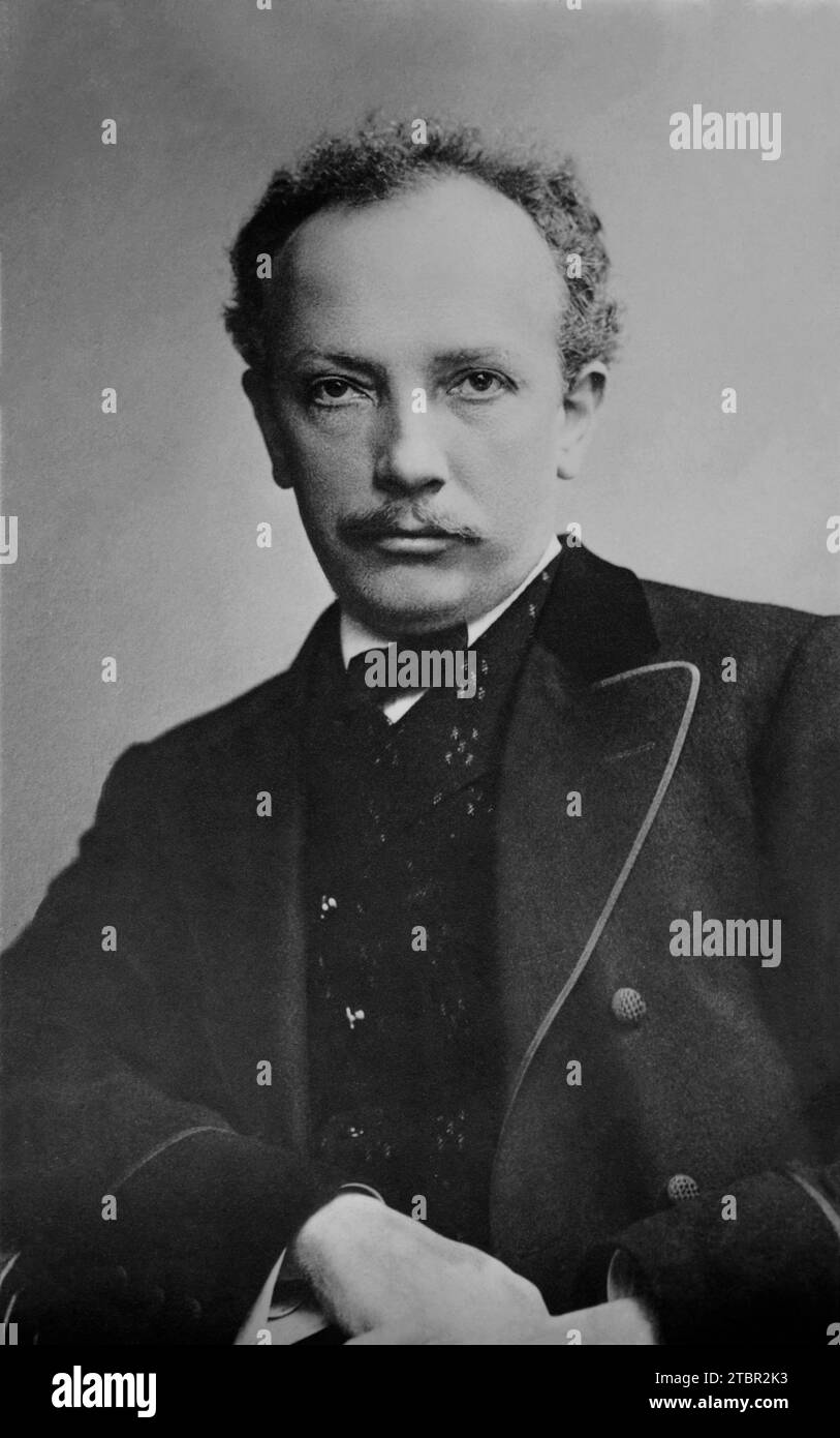 Richard Strauss 1915. Publisher Bain News Service. Stock Photo