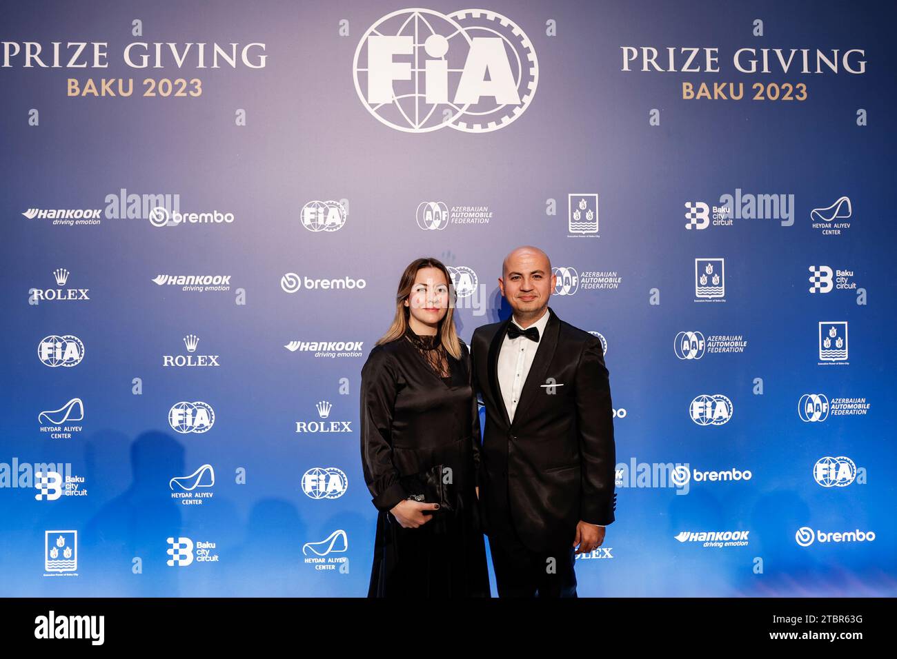 during the 2023 FIA Prize Giving Ceremony in Baky on December 8, 2023 at Baku Convention Center in Baku, Azerbaijan - Photo Julien Delfosse/DPPI Credit: DPPI Media/Alamy Live News Stock Photo
