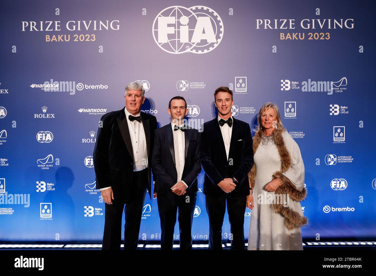 during the 2023 FIA Prize Giving Ceremony in Baky on December 8, 2023 at Baku Convention Center in Baku, Azerbaijan - Photo Julien Delfosse/DPPI Credit: DPPI Media/Alamy Live News Stock Photo