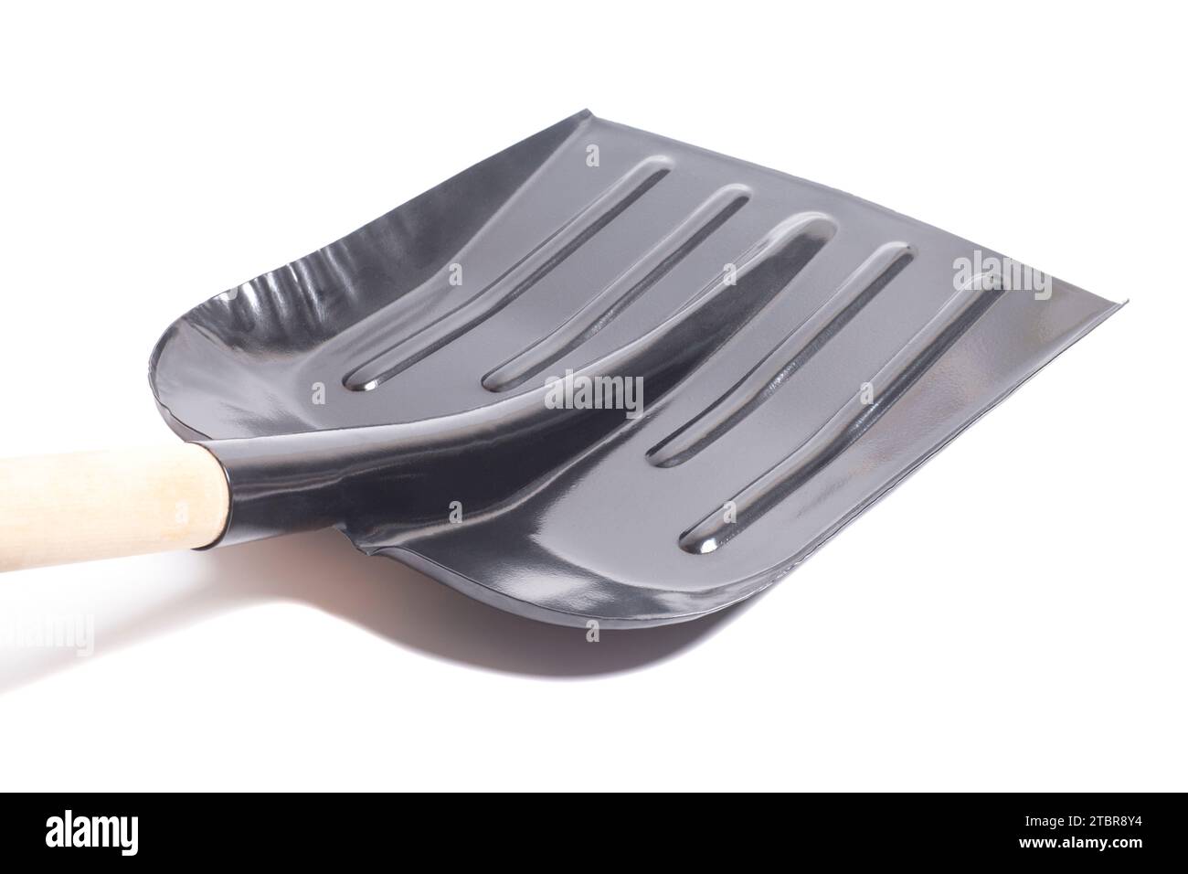 snow shovel isolated on white background Stock Photo