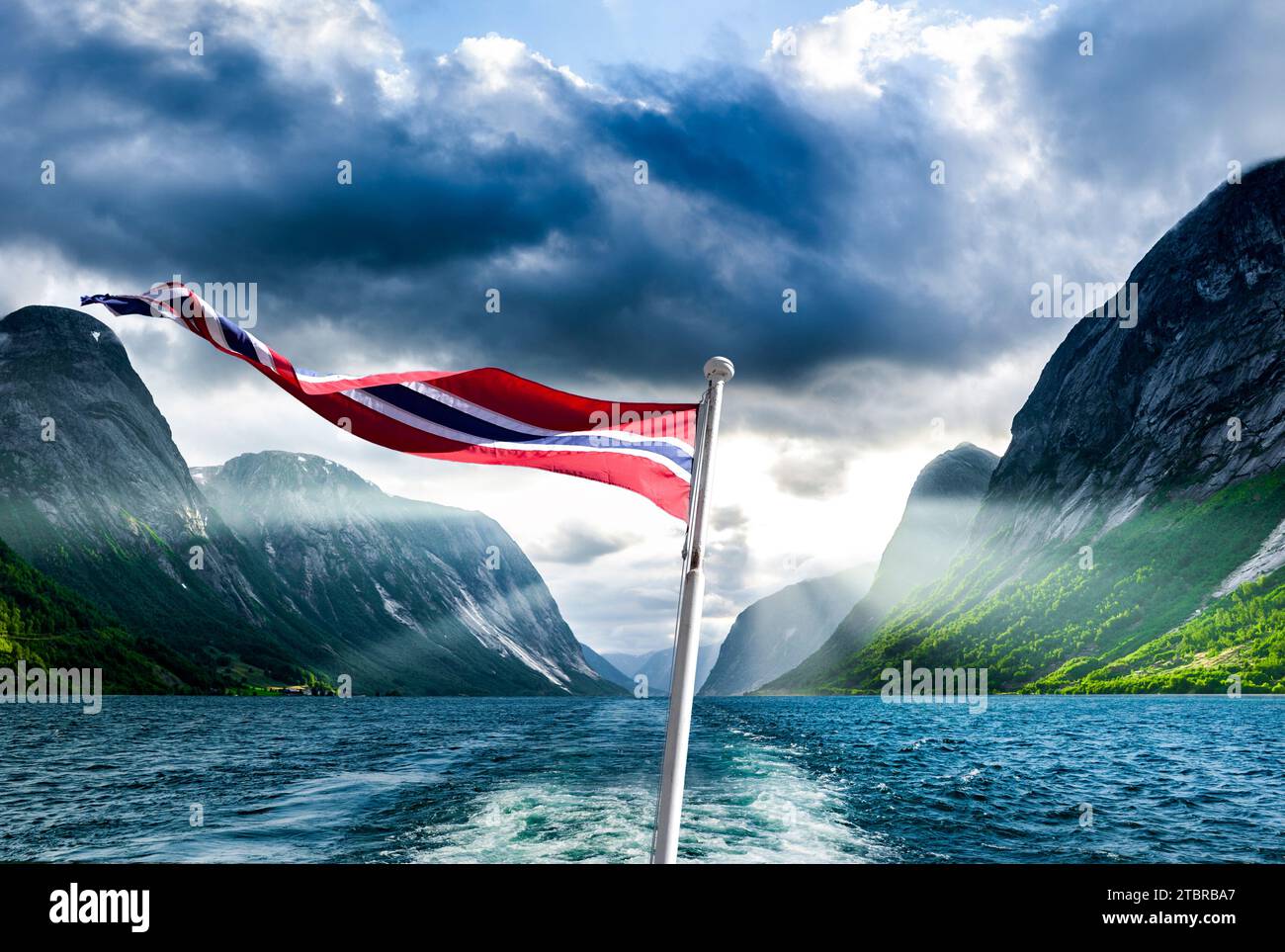 A flag in the stern of a boat hi-res stock photography and images - Alamy