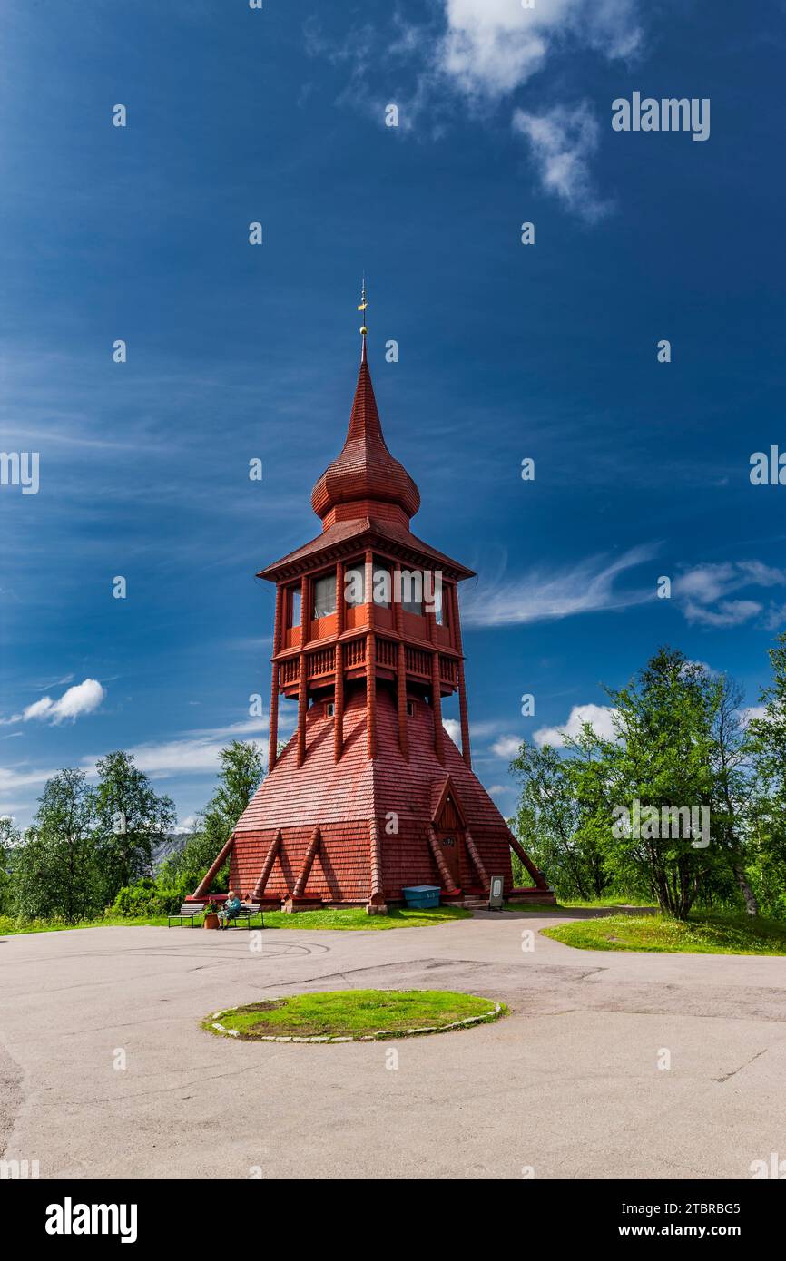 Kiruna, Norbottens Län, Sweden, historic church Stock Photo