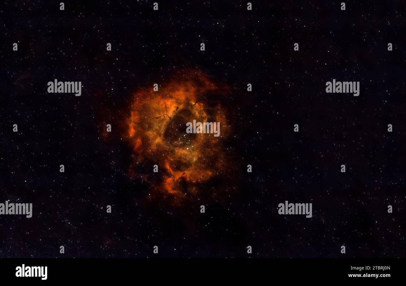 Rosette Nebula Stock Photo