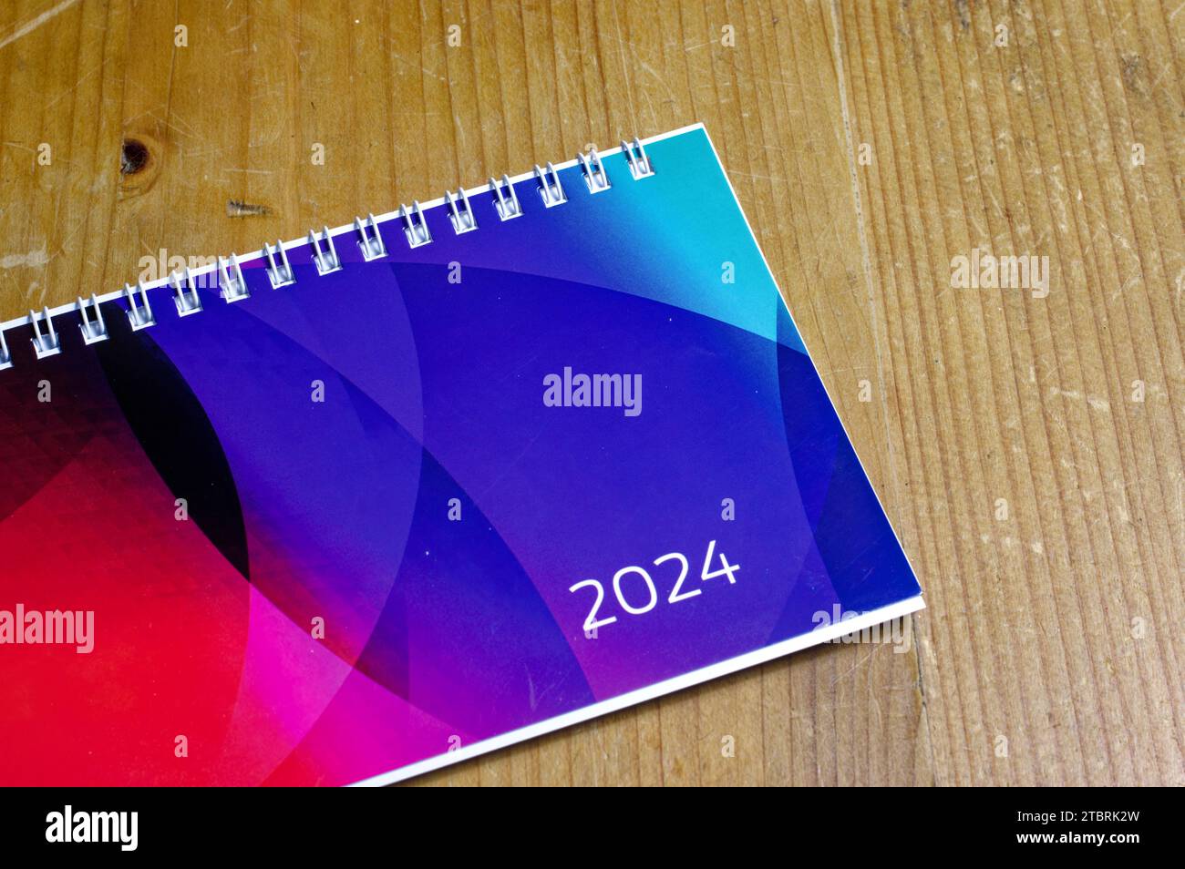 Symbolic image: New Year, calendar for 2024 Stock Photo