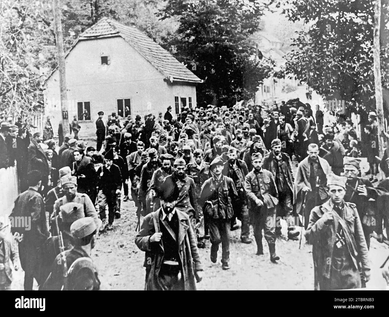 YUGOSLAV PARTISANS about 1943 Stock Photo