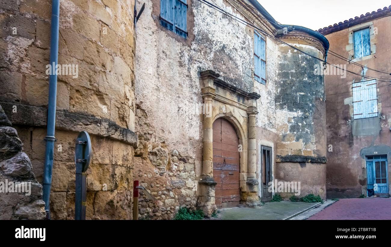 Old building from the XVI century, used as a presbytery from the XVII century. Stock Photo