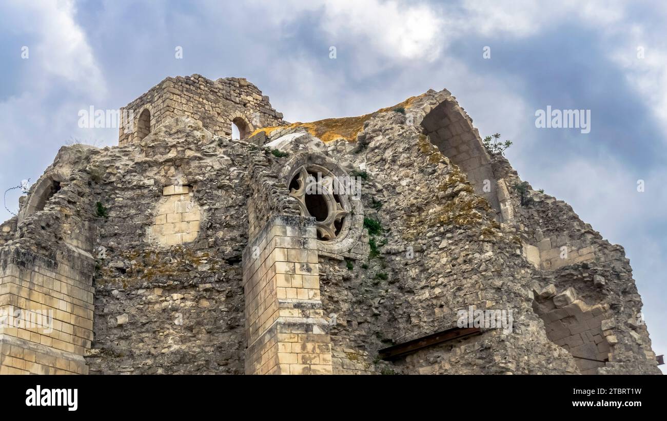 The Église Notre Dame des Oubiels near Portel des Corbières was built