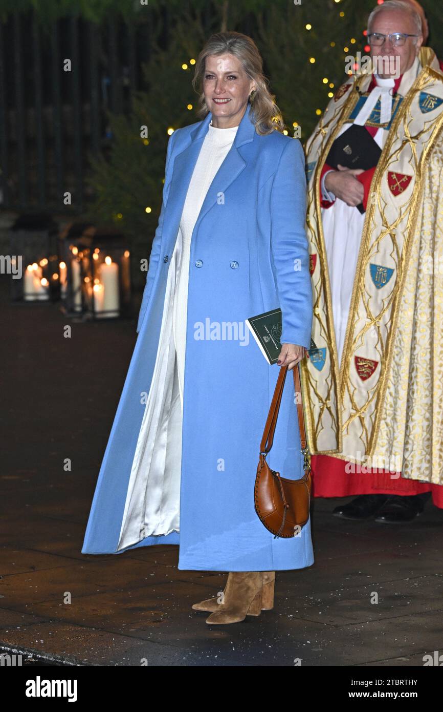 The Duchess Of Edinburgh Leaving The Royal Carols Together At