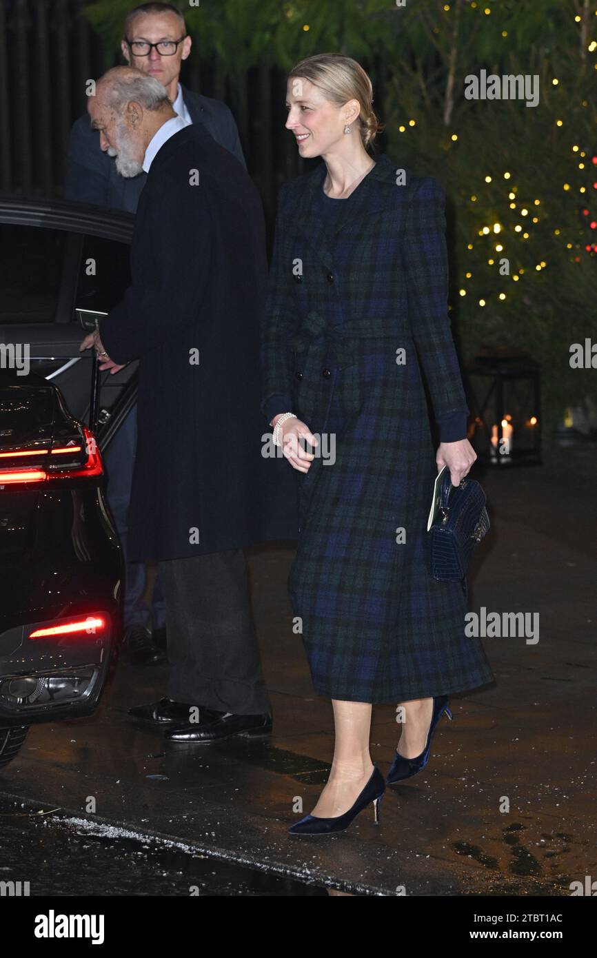 Prince Michael of Kent and Lady Gabriella Kingston leaving after the Royal Carols - Together At Christmas service at Westminster Abbey in London. Picture date: Friday December 8, 2023. Stock Photo