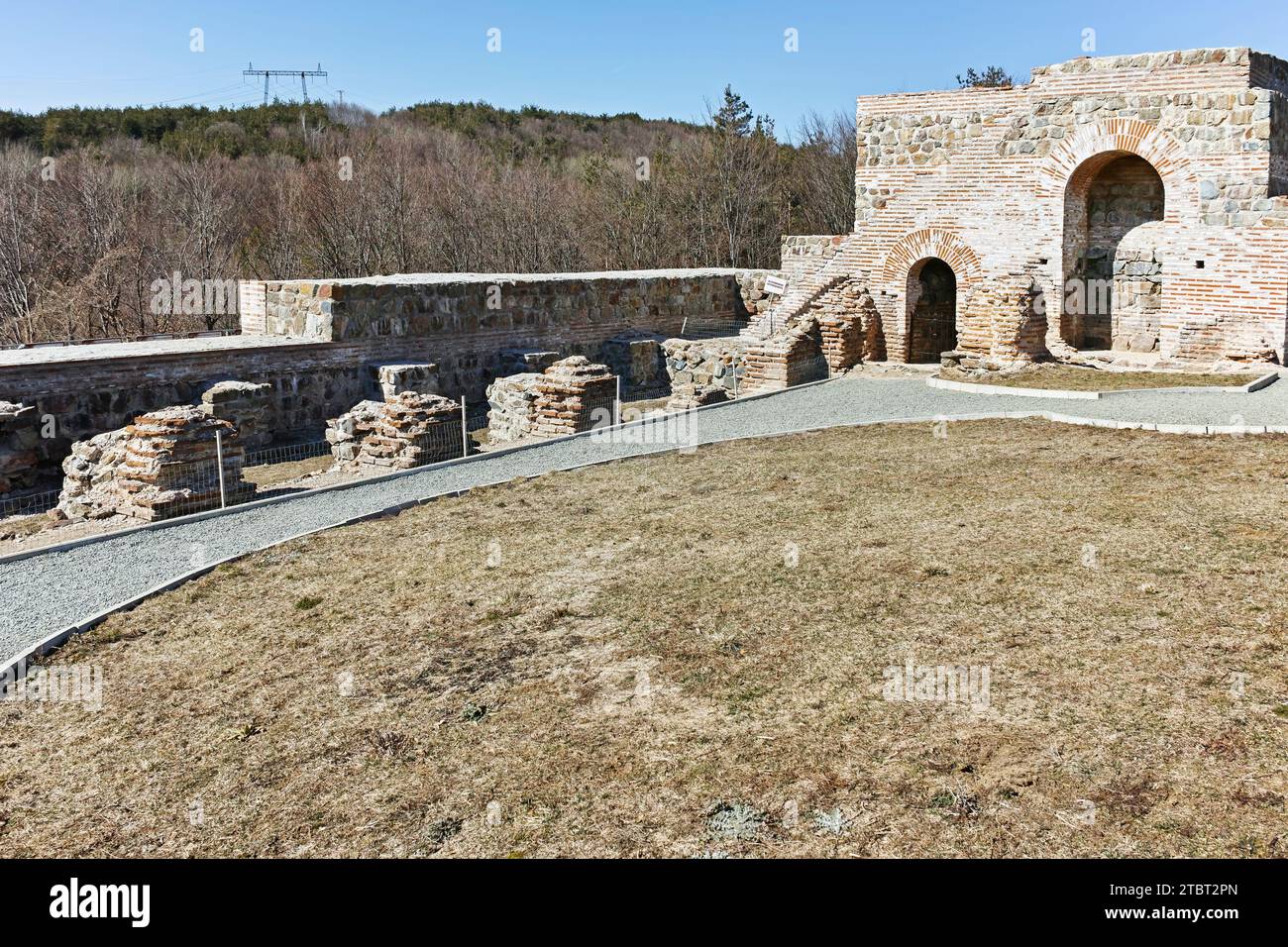 Ruins of Ancient Roman fortress The Trajan's Gate, Sofia Region, Bulgaria Stock Photo