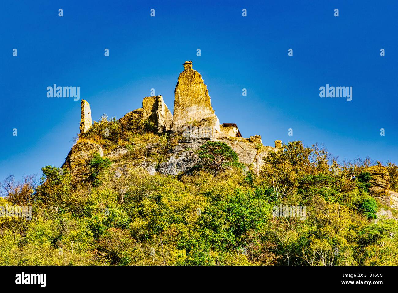 Austria, Lower Austria, Wachau, Dürnstein castle ruins Stock Photo - Alamy