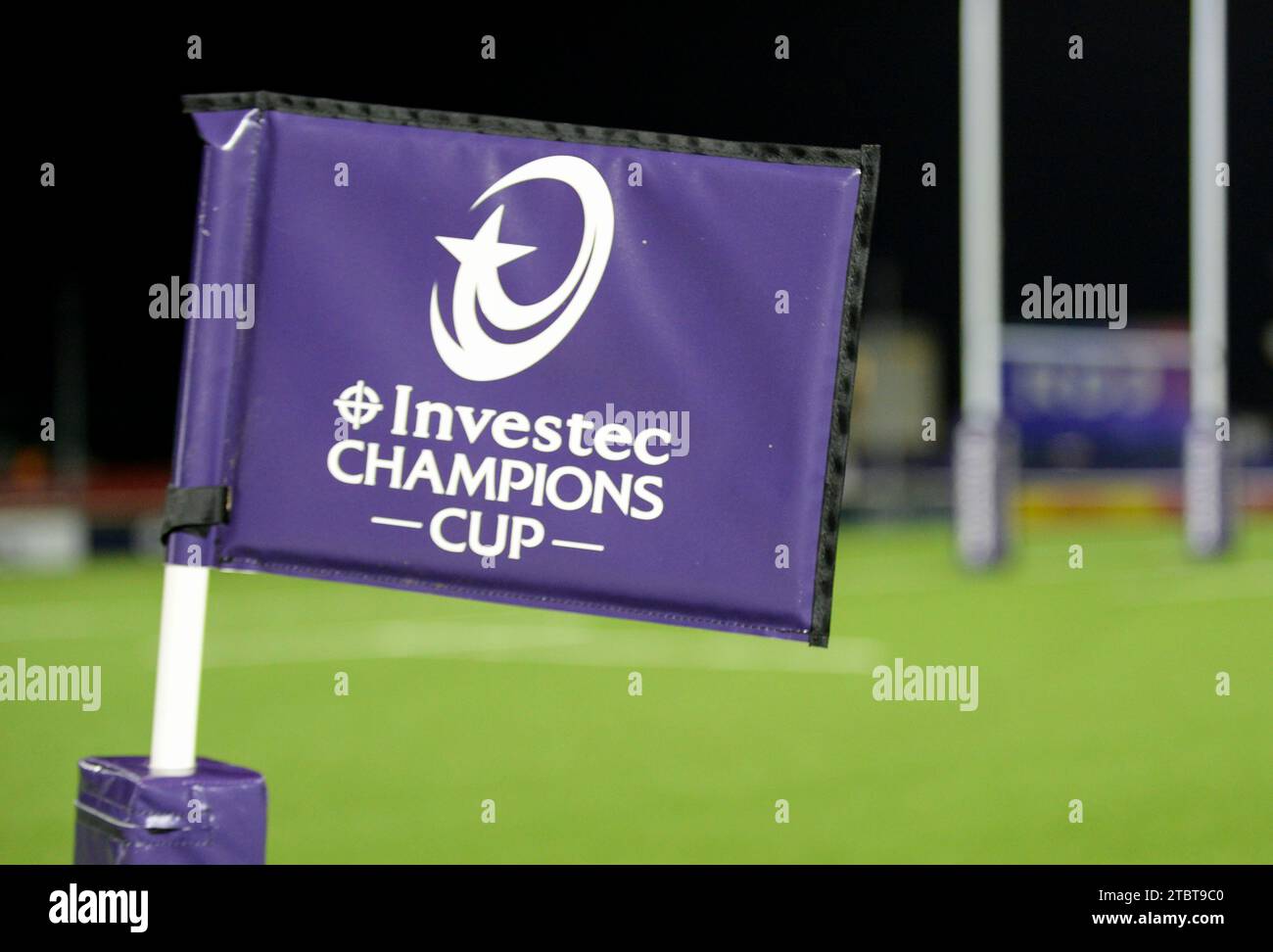 Galway, Ireland. 8th Dec, 2023. Branding at the Investec Champions Cup