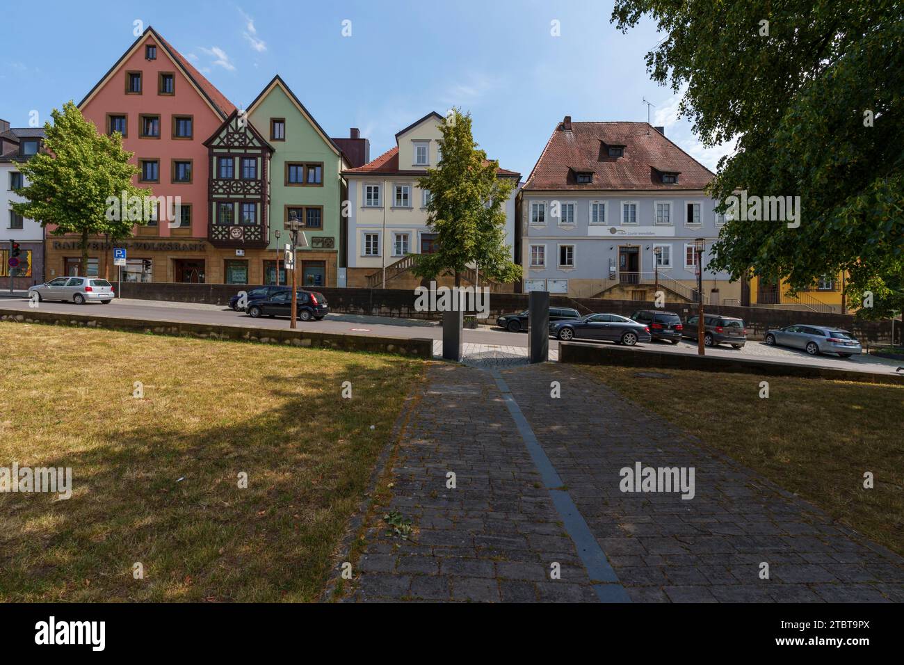 Basket-making town of Lichtenfels with its historic old town, district of Lichtenfels, Upper Franconia, Franconia, Bavaria, Germany Stock Photo