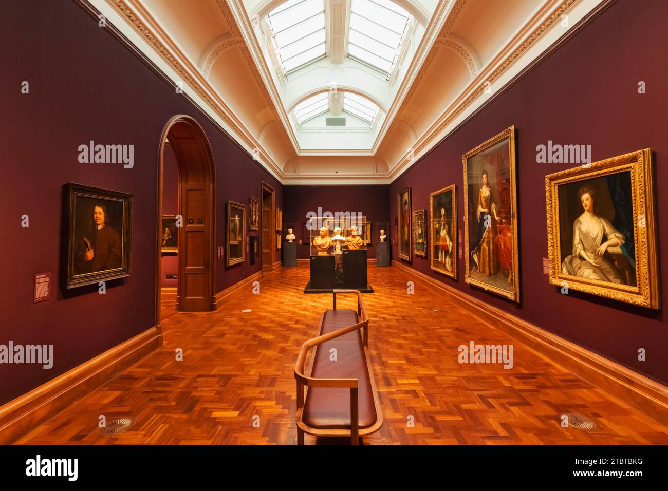 England, London, National Portrait Gallery, interior view Stock Photo