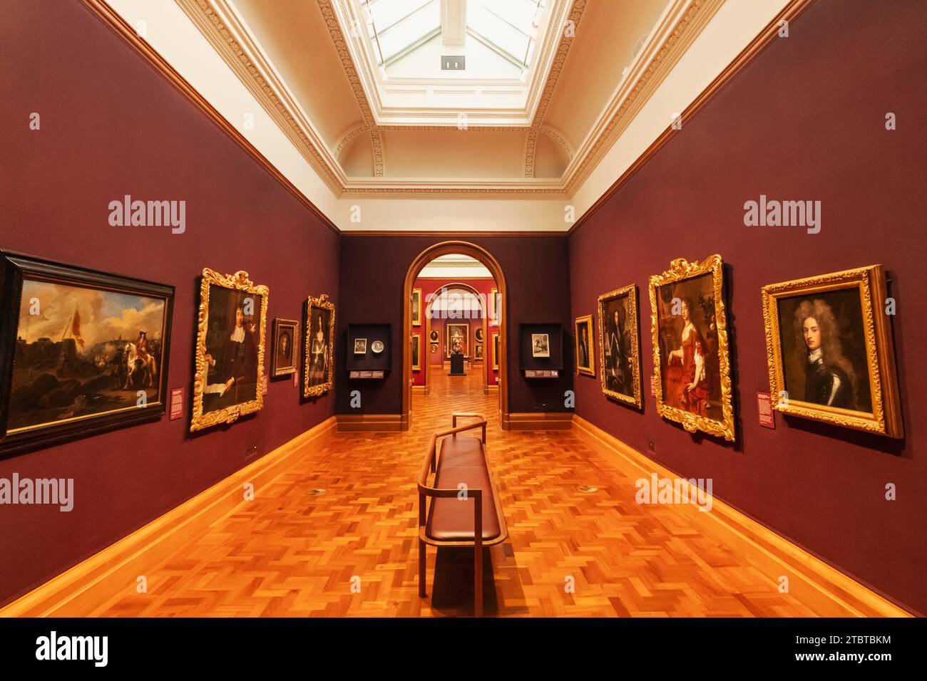 England, London, National Portrait Gallery, interior view Stock Photo
