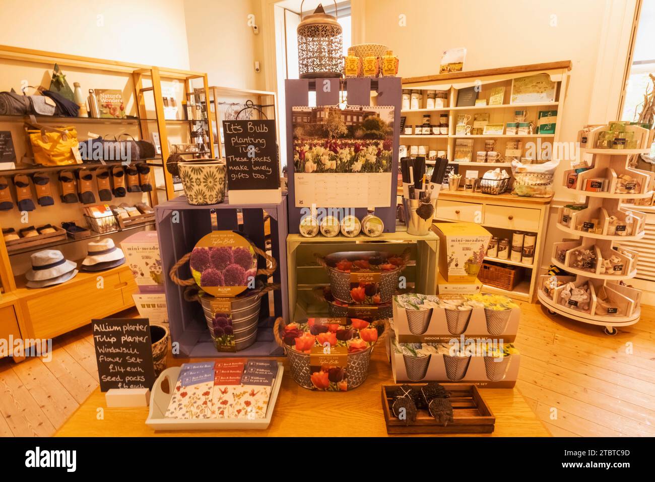 England, West Sussex, Petworth, Petworth House, Souvenir Shop Display