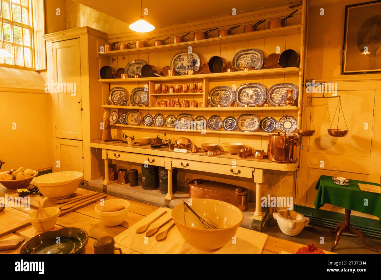 England, West Sussex, Harting, Uppark House, The Butlers Pantry