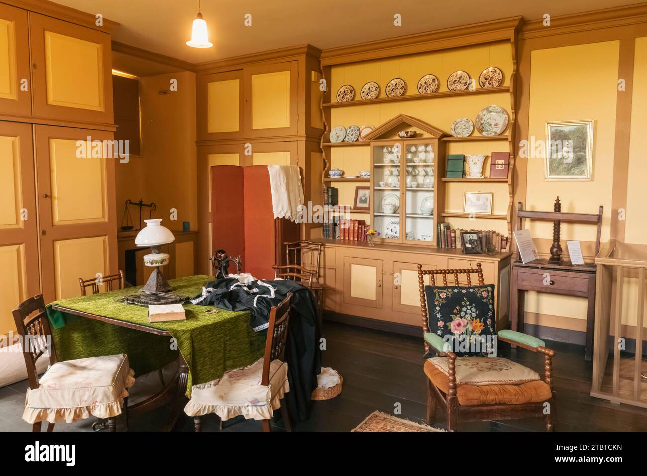 England, West Sussex, Harting, Uppark House, Sewing and Needlework Room