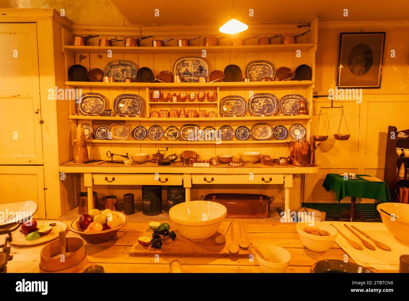 England, West Sussex, Harting, Uppark House, The Butlers Pantry