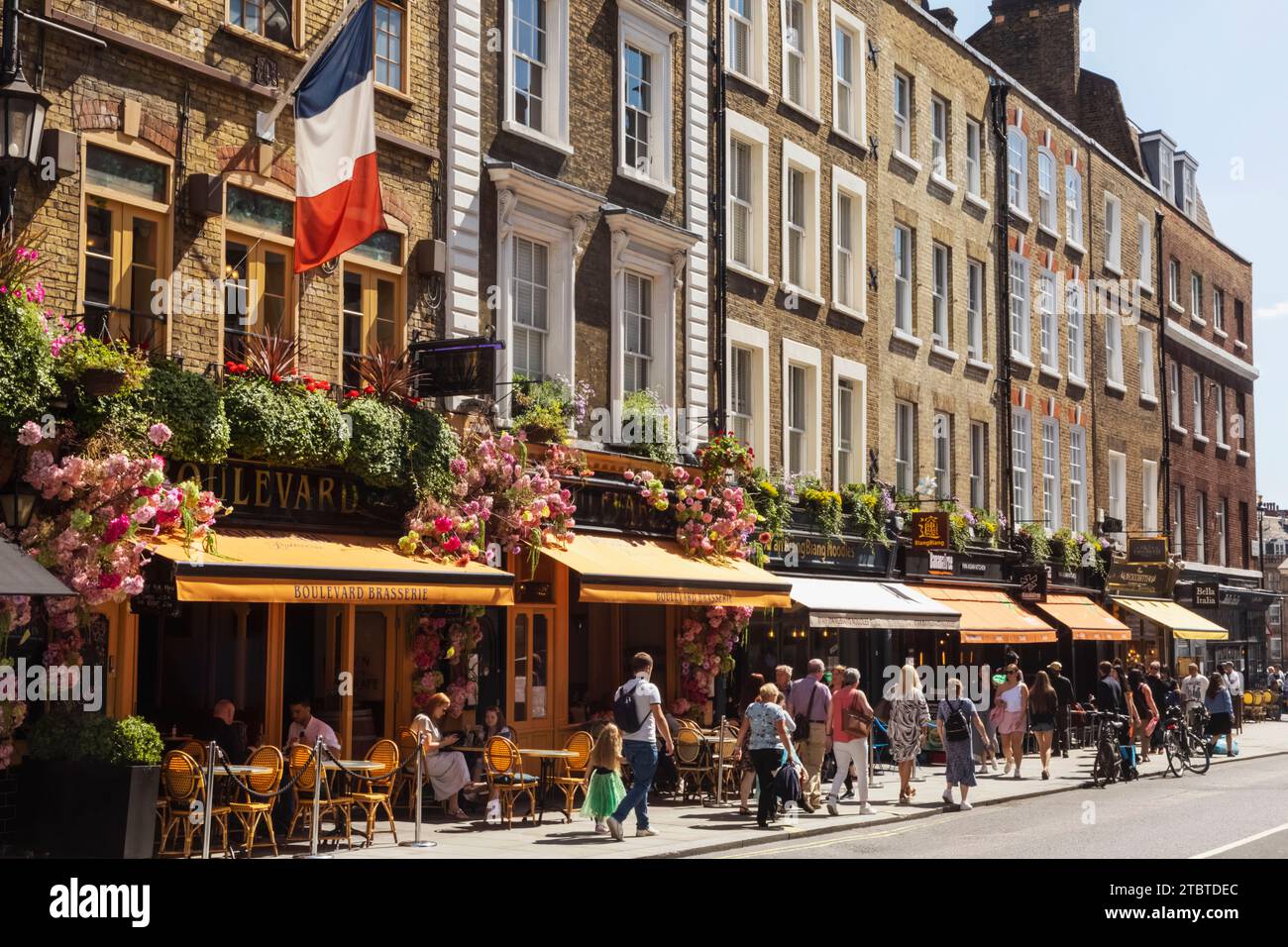 England, London, The West End, Wellington Street Stock Photo