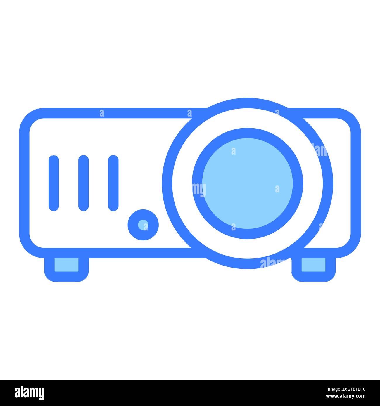 projector vector line icon, school and education icon Stock Vector